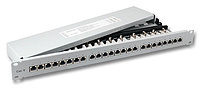 Cat 6a 10 Gbit 500MHz De-Embedded Patchpanel
